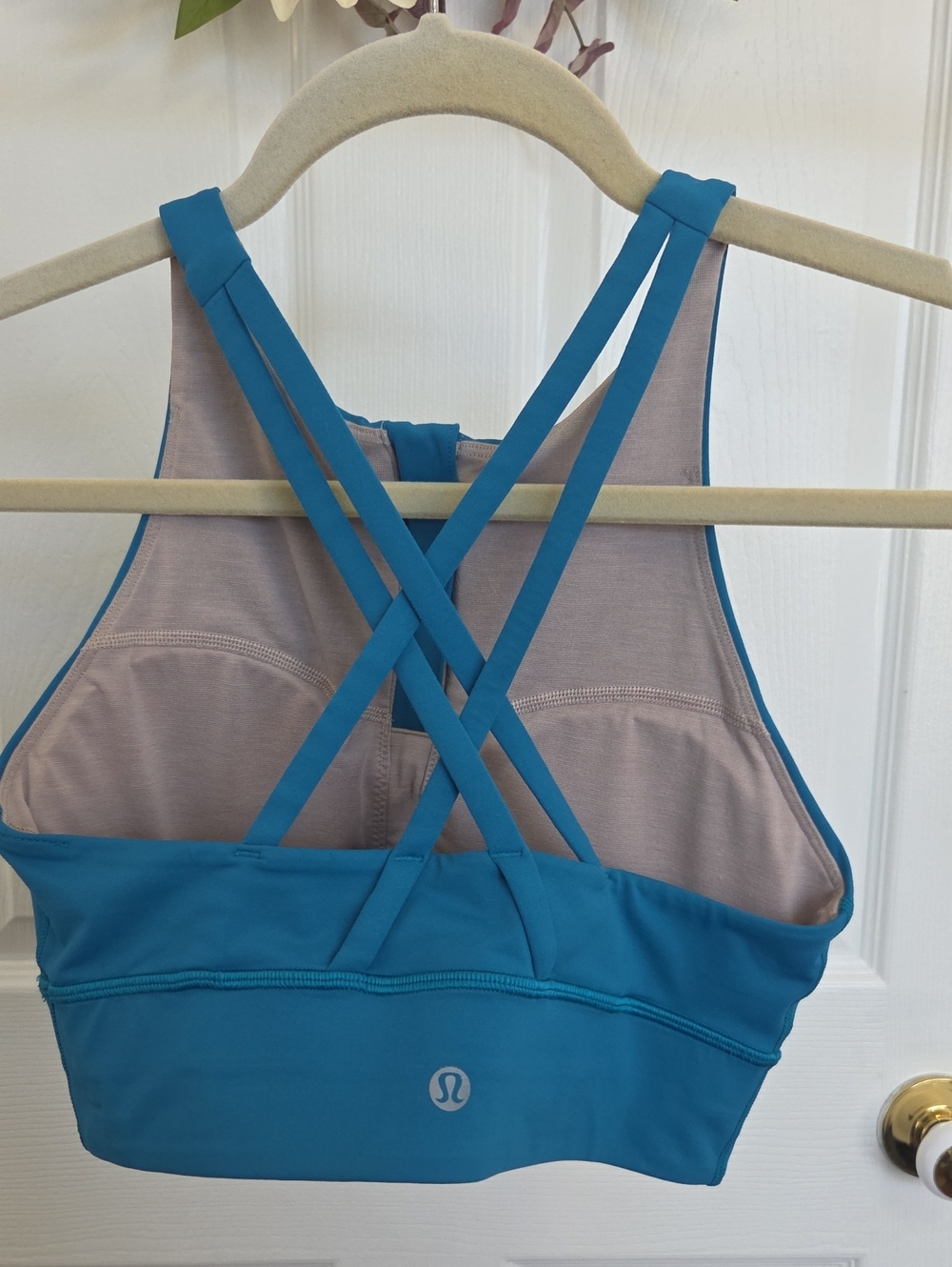 lululemon athletica Blue Strappy Sports Bra Size 6